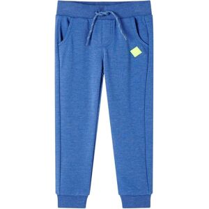 vidaXL Kids' Blue Melange Sweatpants - Kids' Sweatpants vidaXL Kids' Blue Melange Sweatpants - Kids' Sweatpants