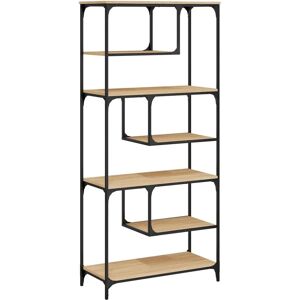 Maisonchic Model - Sonoma Oak Zigzag Bookcase - Bookcase Maisonchic Model - Sonoma Oak Zigzag Bookcase - Bookcase