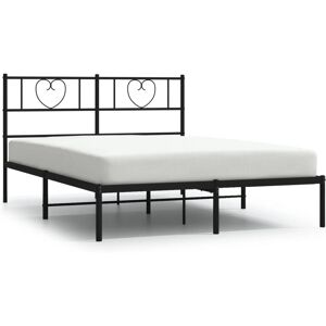 VidaXL 355461 Bettgestell - Metall Schwarz 120x200 cm - Bett VidaXL 355461 Bettgestell - Metall Schwarz 120x200 cm - Bett