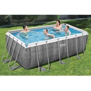 Piscine Rectangulaire Power Steel de Bestway - 412x201x122 cm - Publicité Piscine Rectangulaire Power Steel de Bestway - 412x201x122 cm - Publicité