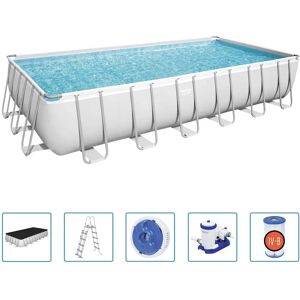Bestway Piscine Rectangulaire Power Steel 732x366x132cm Bestway Piscine Rectangulaire Power Steel 732x366x132cm