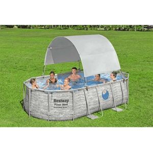 Bestway Pool Canopy - White - Sunshade for Above Ground Pool Bestway Pool Canopy - White - Sunshade for Above Ground Pool