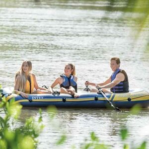 Intex Inflatable Boat Canoe with Oars and Pump - Inflatable Boat Intex Inflatable Boat Canoe with Oars and Pump - Inflatable Boat