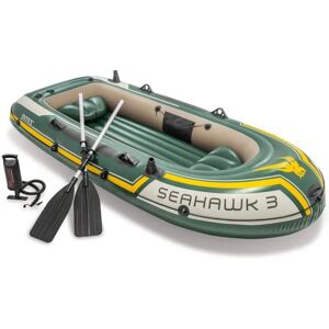 Intex Inflatable Boat Set - Seahawk 3 - Green - Inflatable Boat Intex Inflatable Boat Set - Seahawk 3 - Green - Inflatable Boat