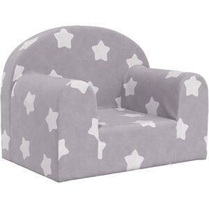 MAISONCHIC - Jasnoszara dziecięca sofa ze gwiazdkami - Dziecięca sofa MAISONCHIC - Jasnoszara dziecięca sofa ze gwiazdkami - Dziecięca sofa