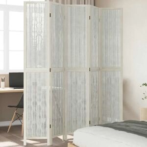 vidaXL 5-Panel White Room Divider - Interior Privacy Screen vidaXL 5-Panel White Room Divider - Interior Privacy Screen