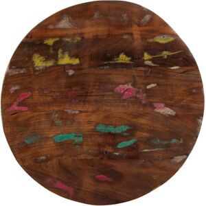 vidaXL Bordplade Ø 80x3,8 cm Genbrugstræ Rustikt design vidaXL Bordplade Ø 80x3,8 cm Genbrugstræ Rustikt design