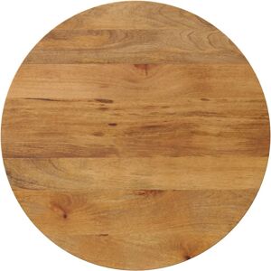 vidaXL 370077 Runder Mango-Holz Tischplatte - 70x3,8 cm - Rustikales Finish vidaXL 370077 Runder Mango-Holz Tischplatte - 70x3,8 cm - Rustikales Finish