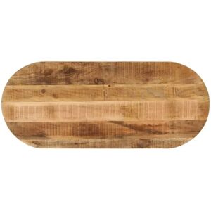 vidaXL Natural Mango Wood Oval Table Top - 100x50x2.5cm vidaXL Natural Mango Wood Oval Table Top - 100x50x2.5cm