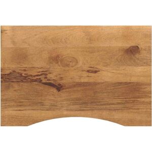 vidaXL Desk Top with Curve - Solid Mango Wood - 90x60cm - Rustic Style - Desk Top vidaXL Desk Top with Curve - Solid Mango Wood - 90x60cm - Rustic Style - Desk Top