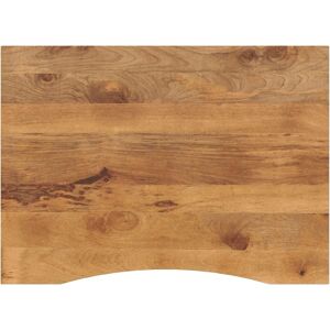 vidaXL Desk Top with Curve - Natural Mango - 110x80x2.5 cm - Desk Top vidaXL Desk Top with Curve - Natural Mango - 110x80x2.5 cm - Desk Top