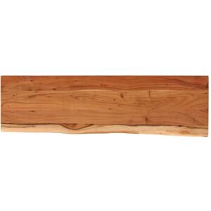 vidaXL Tischplatte 120x40x2,5cm Rechteckig Massivholz Akazie Baumkante vidaXL Tischplatte 120x40x2,5cm Rechteckig Massivholz Akazie Baumkante