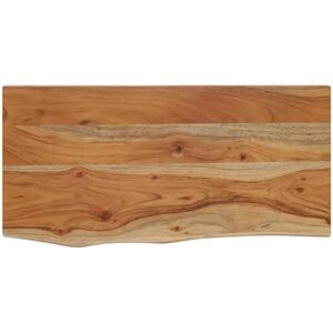 vidaXL Solid Wood Wall Shelf - Rustic Live Edge - 40x20x3.8 cm - Wall Shelf vidaXL Solid Wood Wall Shelf - Rustic Live Edge - 40x20x3.8 cm - Wall Shelf