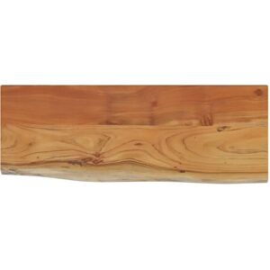 vidaXL Wandregal 80x30x3,8 cm Rechteckig Massivholz Akazie Baumkante Braun vidaXL Wandregal 80x30x3,8 cm Rechteckig Massivholz Akazie Baumkante Braun