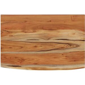 vidaXL Wall Shelf 60x40x3.8 cm - Rectangular Solid Wood Acacia Live Edge Wall Shelf vidaXL Wall Shelf 60x40x3.8 cm - Rectangular Solid Wood Acacia Live Edge Wall Shelf