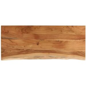 vidaXL Solid Acacia Rectangular Live Edge Table Top - Table Top vidaXL Solid Acacia Rectangular Live Edge Table Top - Table Top