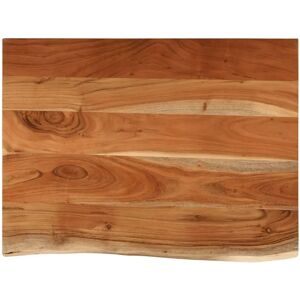 vidaXL Acacia Wood Bathroom Vanity Top - Rectangular Solid Wood Countertop vidaXL Acacia Wood Bathroom Vanity Top - Rectangular Solid Wood Countertop