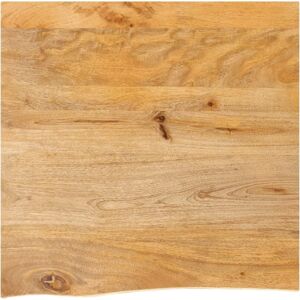 vidaXL Table Top Live Edge 60x60x2.5 cm Solid Wood Mango - Table Top vidaXL Table Top Live Edge 60x60x2.5 cm Solid Wood Mango - Table Top