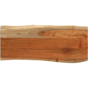 vidaXL Rectangular Solid Wood Acacia Live Edge Table - Table Top vidaXL Rectangular Solid Wood Acacia Live Edge Table - Table Top