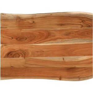 vidaXL Acacia Rectangular Table Top - Solid Wood - 70x60cm vidaXL Acacia Rectangular Table Top - Solid Wood - 70x60cm