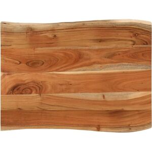 vidaXL Table Top Rectangular Solid Wood Acacia Live Edge - Table Top vidaXL Table Top Rectangular Solid Wood Acacia Live Edge - Table Top