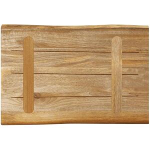 vidaXL Table Top Live Edge 60x40x3.8 cm Solid Wood - Table Top vidaXL Table Top Live Edge 60x40x3.8 cm Solid Wood - Table Top