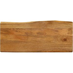 vidaXL Solid Mango Wood Table Top 100x40x2.5 cm Live Edge vidaXL Solid Mango Wood Table Top 100x40x2.5 cm Live Edge