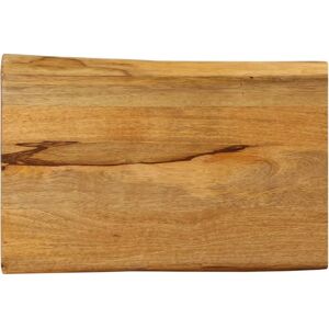 vidaXL Mango Wood Live Edge Tabletop - 70x40 cm vidaXL Mango Wood Live Edge Tabletop - 70x40 cm