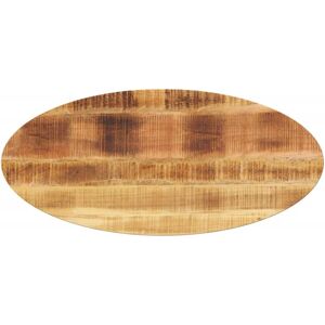 vidaXL Solid Mango Wood Oval Table Top 140x50cm vidaXL Solid Mango Wood Oval Table Top 140x50cm
