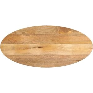 vidaXL Solid Mango Wood Oval Table Top 140x50x3.8 cm vidaXL Solid Mango Wood Oval Table Top 140x50x3.8 cm