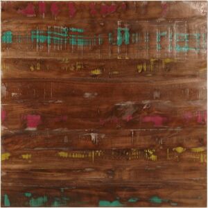 vidaXL Flerfarget Resirkulert Tre Bordplate 70x70cm - Rustikk Design vidaXL Flerfarget Resirkulert Tre Bordplate 70x70cm - Rustikk Design