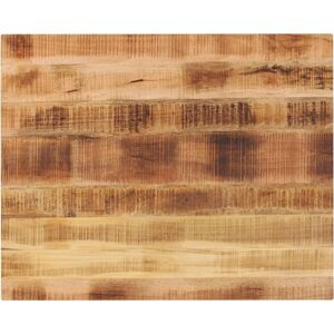 vidaXL Superficie de mesa rectangular de madera de mango rugosa - 90x80x2,5 cm vidaXL Superficie de mesa rectangular de madera de mango rugosa - 90x80x2,5 cm