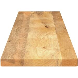 vidaXL Piele de mango masivă dreptunghiulară - Masă de dining vidaXL Piele de mango masivă dreptunghiulară - Masă de dining