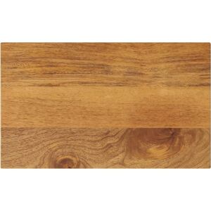 vidaXL 50x40x2.5 cm Rectangular Mango Wood Table Top - Rustic Oak Finish vidaXL 50x40x2.5 cm Rectangular Mango Wood Table Top - Rustic Oak Finish