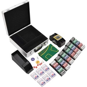 vidaXL Poker Chips-set 600 stk - Poker Sett med tilbehør vidaXL Poker Chips-set 600 stk - Poker Sett med tilbehør