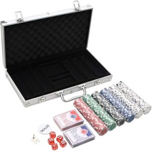 Set de Jetoane Poker vidaXL 300 Bucati Set de Jetoane Poker vidaXL 300 Bucati
