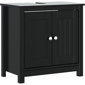 vidaXL Black Bathroom Sink Cabinet - 60x34x59 - Bathroom Furniture vidaXL Black Bathroom Sink Cabinet - 60x34x59 - Bathroom Furniture