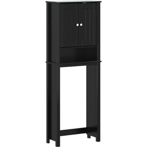 Ensemble de Mobilier de Salle de Bains vidaXL - Rangement au-dessus des Toilettes - Noir - Publicité Ensemble de Mobilier de Salle de Bains vidaXL - Rangement au-dessus des Toilettes - Noir - Publicité