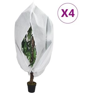 vidaXL Plant Fleece Covers with Zip - Frost Protection - Garden vidaXL Plant Fleece Covers with Zip - Frost Protection - Garden