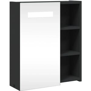 vidaXL Szafka łazienkowa z lustrem i LED 45x13x52 cm vidaXL Szafka łazienkowa z lustrem i LED 45x13x52 cm