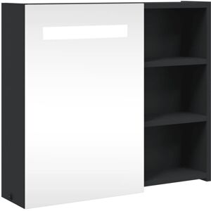 vidaXL 357971 Bathroom Vanity - Black - 60x13x52 cm vidaXL 357971 Bathroom Vanity - Black - 60x13x52 cm
