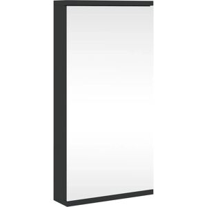 vidaXL 357979 Meuble de salle de bain - Armoire Miroir Coin Noire vidaXL 357979 Meuble de salle de bain - Armoire Miroir Coin Noire