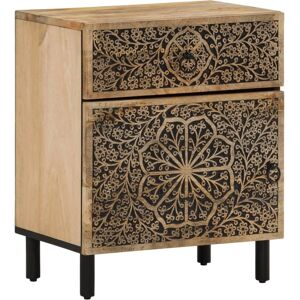 Nuit de Vie VidaXL Bois de Mangue Massif - Table de Nuit - Publicité Nuit de Vie VidaXL Bois de Mangue Massif - Table de Nuit - Publicité