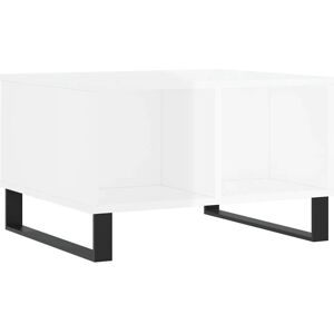 Table basse vidaXL Blanche - Table de café - Publicité Table basse vidaXL Blanche - Table de café - Publicité