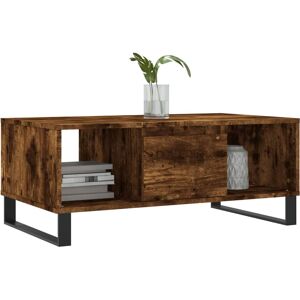 vidaXL Smoked Oak Coffee Table - Coffee Table vidaXL Smoked Oak Coffee Table - Coffee Table