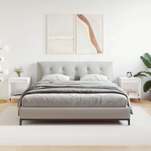 vidaXL Bedside Cabinets 2 pcs High Gloss White 40x35x50 cm Engineered Wood - Bedside Cabinets vidaXL Bedside Cabinets 2 pcs High Gloss White 40x35x50 cm Engineered Wood - Bedside Cabinets