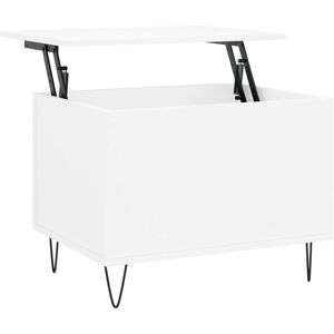 Maisonchic White Wooden Coffee Table with Lift-up Top - Coffee Table Maisonchic White Wooden Coffee Table with Lift-up Top - Coffee Table