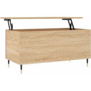 vidaXL Couchtisch Sonoma Eiche 90x44,5x45 cm Holzwerkstoff - Beistelltisch vidaXL Couchtisch Sonoma Eiche 90x44,5x45 cm Holzwerkstoff - Beistelltisch