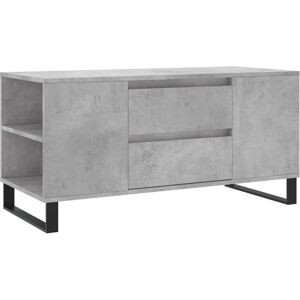 vidaXL Coffee Table Gray Concrete 102x44.5x50 cm vidaXL Coffee Table Gray Concrete 102x44.5x50 cm