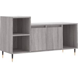 vidaXL Grey Sonoma TV Cabinet - 100x35x55 cm - Engineered Wood vidaXL Grey Sonoma TV Cabinet - 100x35x55 cm - Engineered Wood